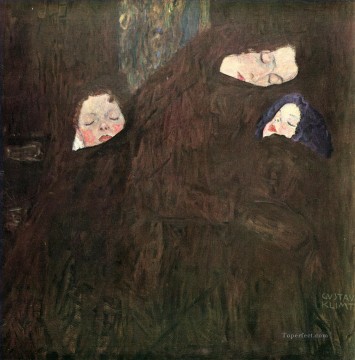  Klimt Pintura - Madre con hijos Gustav Klimt